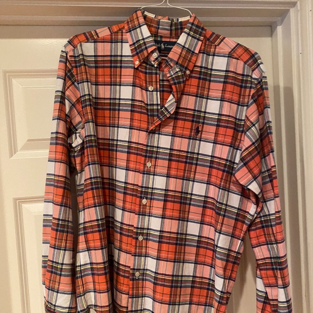 Polo Classic Fit Plaid Performance Shirt